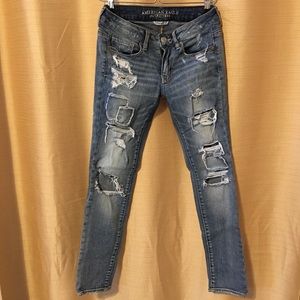 American Eagle skinny jeans 2 short